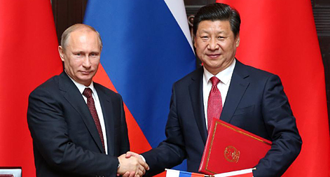 الرئيس الصيني يجري محادثات مع نظيره الروسي