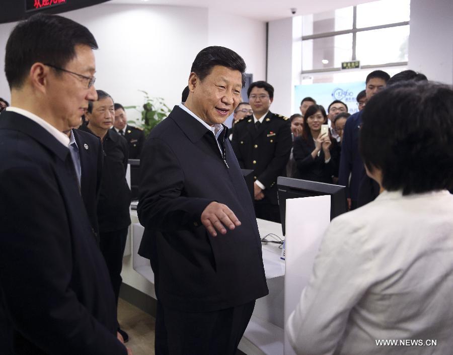 الرئيس الصيني يحث شانغهاي على تحسين التنافسية 