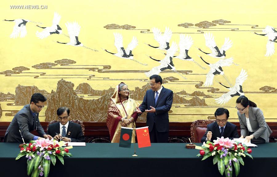 الصين وبنجلاديش تتعهدان يتعزيز الشراكة 