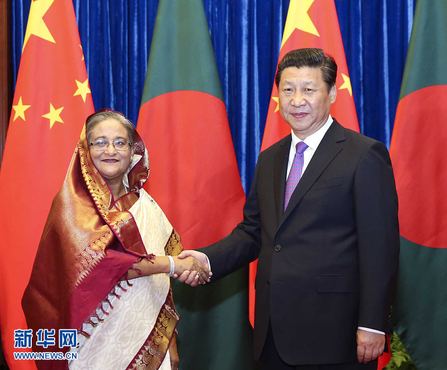 الصين وبنجلاديش تتعهدان ببذل جهود مشتركة لبناء ممر اقتصادي
