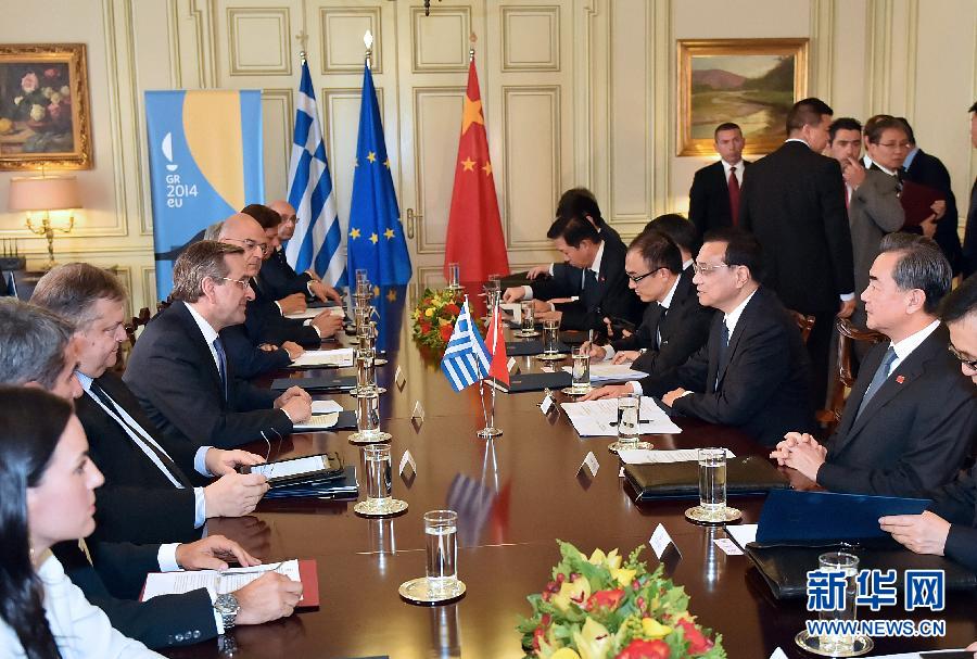 رئيسا الوزراء الصيني واليوناني يجتمعان لتعزيز العلاقات والتعاون