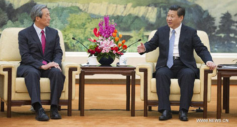الرئيس الصينى يجتمع مع مشرعين من جمهورية كوريا