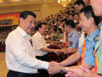 الرئيس الصيني يؤكد على بناء دفاع حدودي قوي