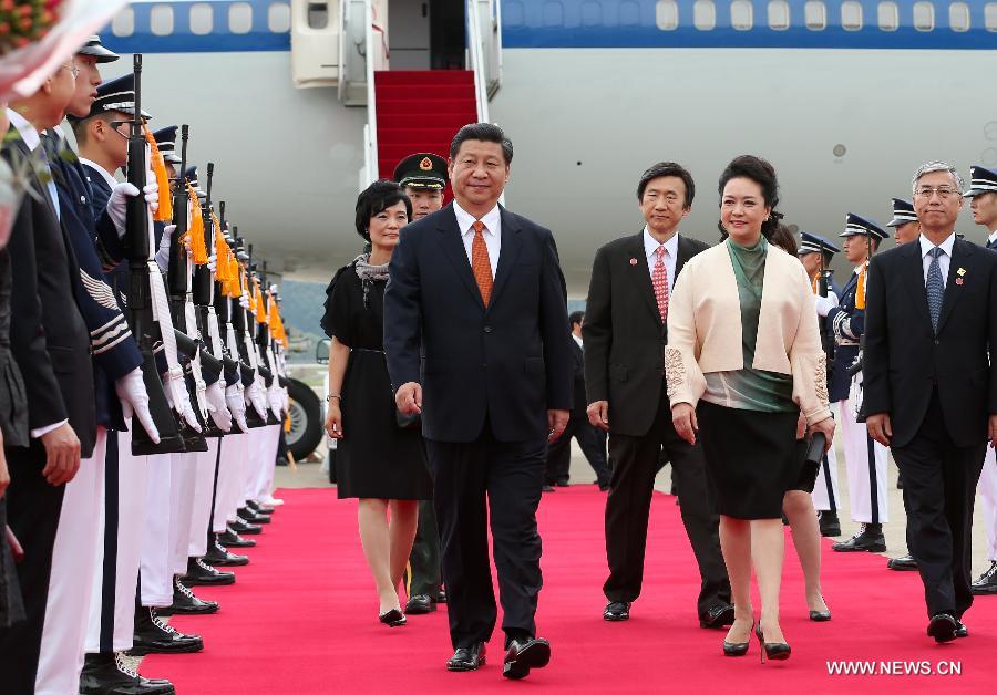 الرئيس الصيني يصل إلى سول في زيارة دولة لكوريا الجنوبية 