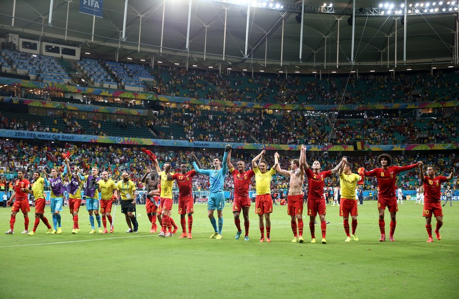 المنتخب البلجيكي يتأهل للدور الربع النهائي في المونديال
