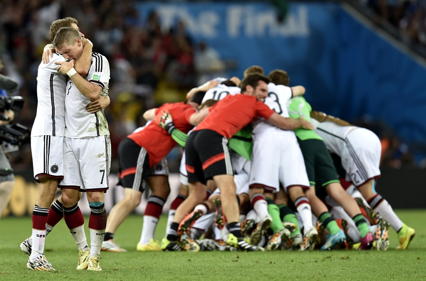 ألمانيا تتوج بلقب كأس العالم 