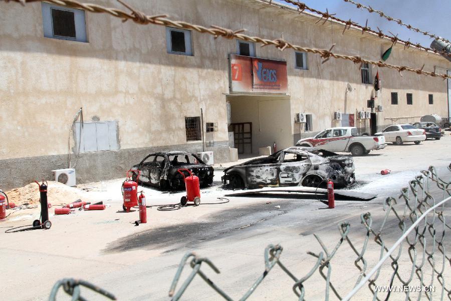 قوات درع ليبيا تدرس التدخل لفض النزاع في مطار طرابلس الدولي