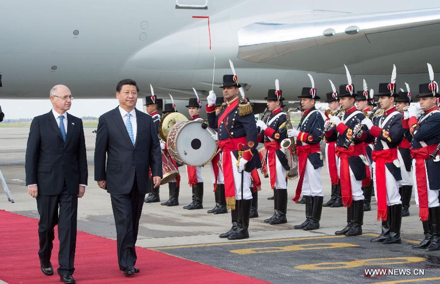الرئيس الصيني يصل إلى الارجنتين مستهلا زيارة دولة