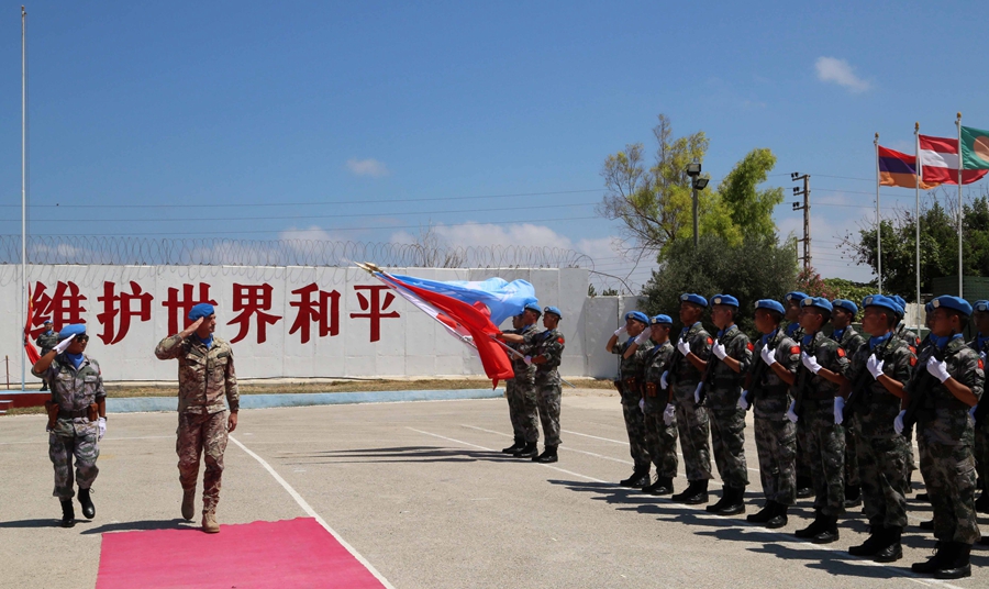 تكريم قوات حفظ السلام الصينية في لبنان