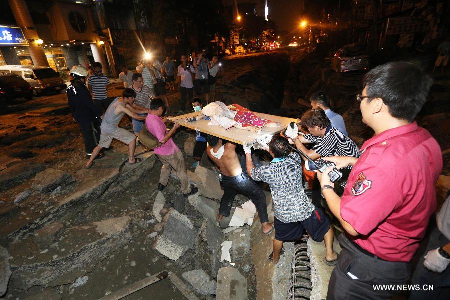 مصرع 20 وإصابة 270 فى انفجارات بسبب تسرب غاز فى تايوان