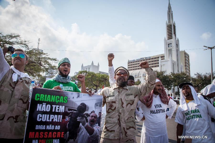 مسيرة في موزمبيق للمطالبة بوقف الهجوم على غزة