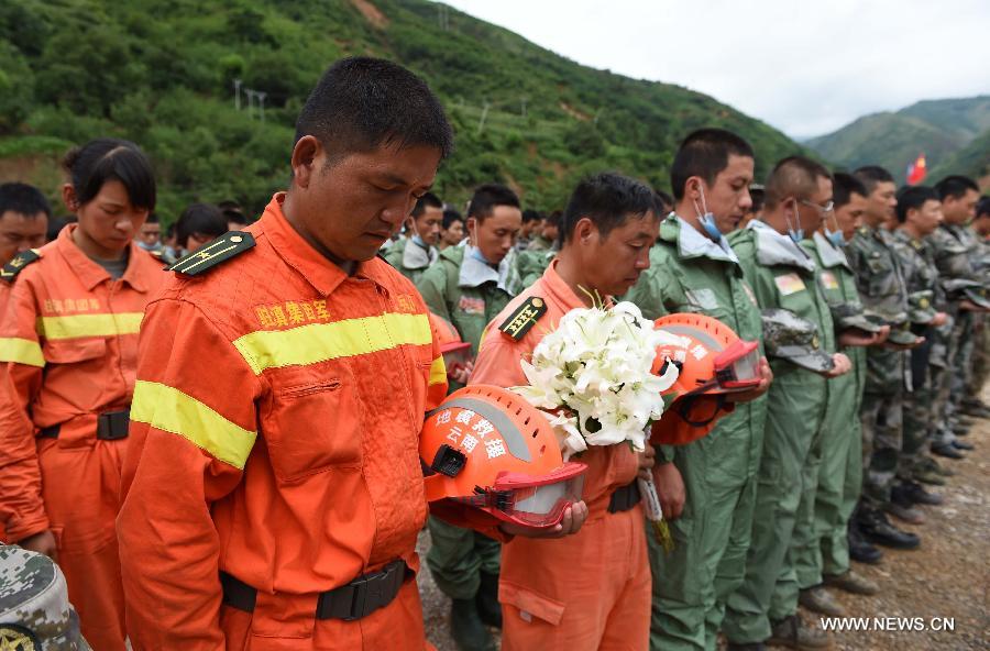 الصين تنعي ضحايا زلزال يوننان