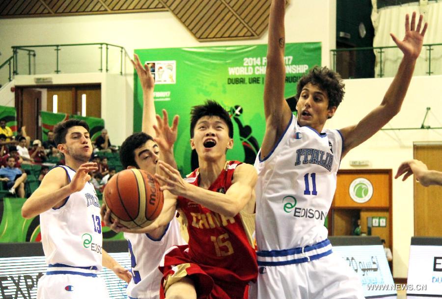 تأهل الصين إلى ربع النهائي في مونديال كرة السلة للناشئين تحت 17 في دبي