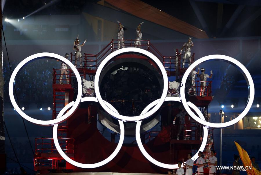 افتتاح الدورة الثانية للألعاب الأولمبية الصيفية للشباب فى نانجينغ