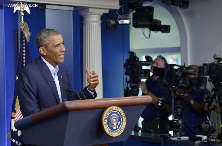 عاجل: أوباما يتعهد بالاستمرار فى استراتيجية طويلة الأجل ضد داعش