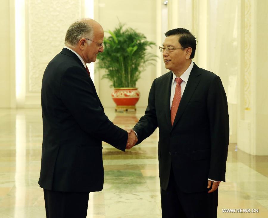 كبيرا المشرعين فى الصين وكرواتيا يبحثان تعزيز العلاقات