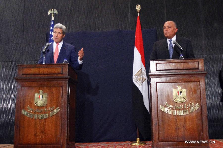 تقرير إخباري: كيري يبحث مع السيسي الخطوات التي يمكن أن تقوم بها مصر لمحاربة الإرهاب