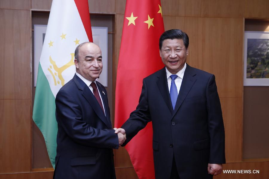 الرئيس الصيني يتعهد بتعزيز الصداقة الصينية -الطاجيكية عبر الأجيال