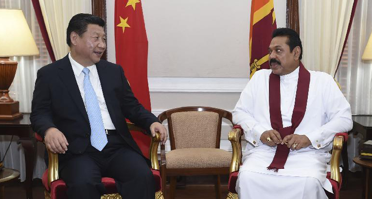 الرئيس الصيني يحث بلاده وسريلانكا على دفع محادثات اتفاق التجارة الحرة