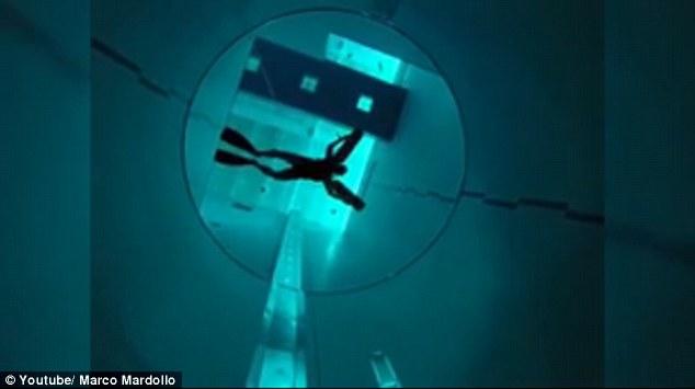 الكشف عن أعمق حوض سباحة في العالم عمقه 40 مترا