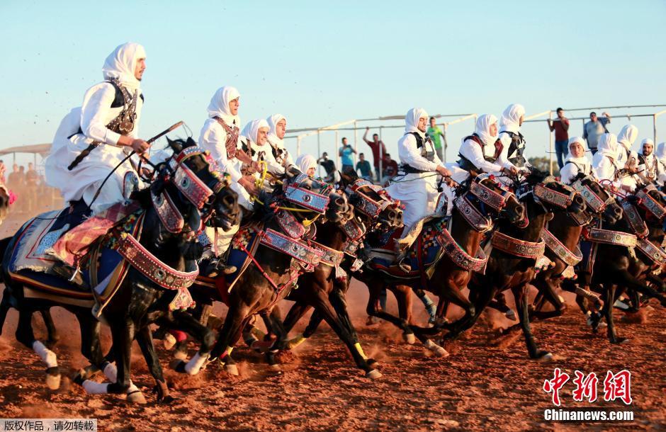 مشاهد عظيمة: مهرجان الفروسية بليبيا