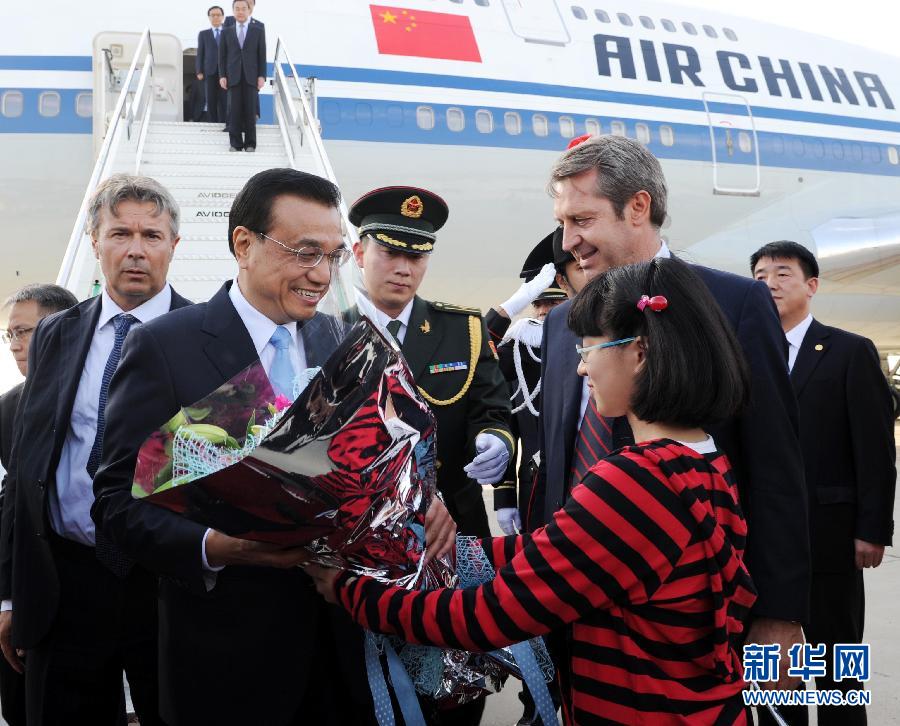 رئيس مجلس الدولة الصينى يصل الى روما فى زيارة رسمية لإيطاليا