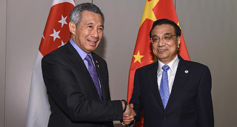 رئيس مجلس الدولة الصيني يتطلع لإقامة علاقات أوثق مع سنغافورة