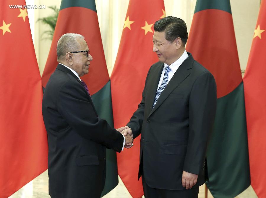 الصين وبنغلادش تعملان لتطوير البنية التحتية الإقليمية