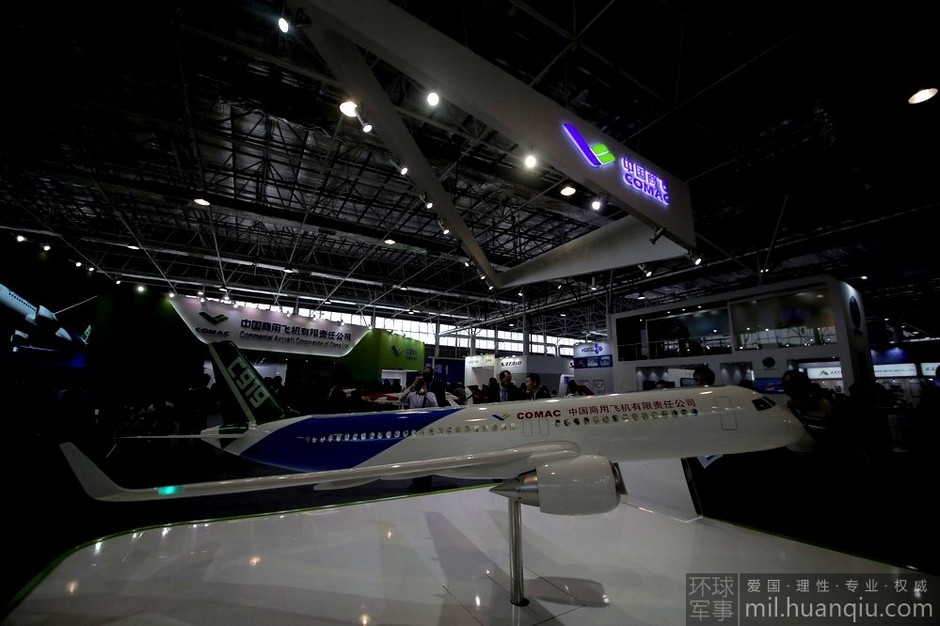 الكشف عن محرك الطائرات الكبيرة صيني الصنع C919