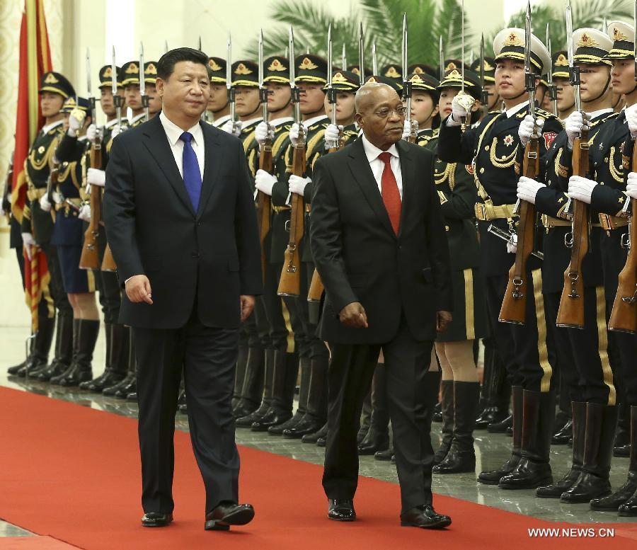 الصين وجنوب افريقيا تتعهدان باقامة شراكة استراتيجية أوثق