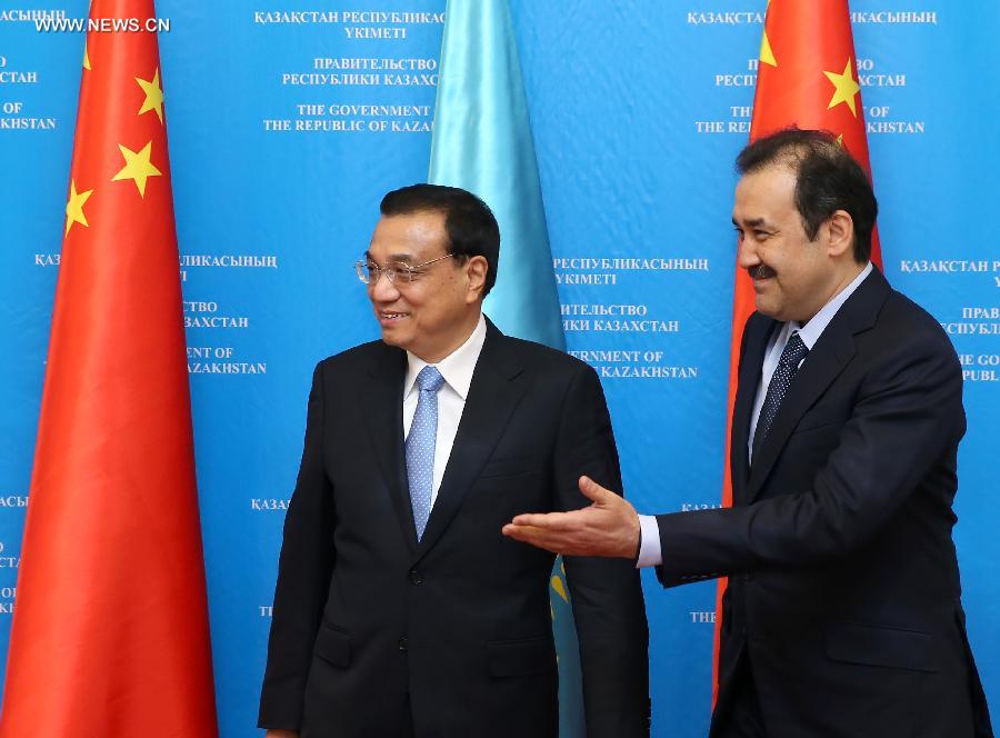 رئيس مجلس الدولة: الصين على استعداد لتعزيز التعاون العملي مع قازاقستان