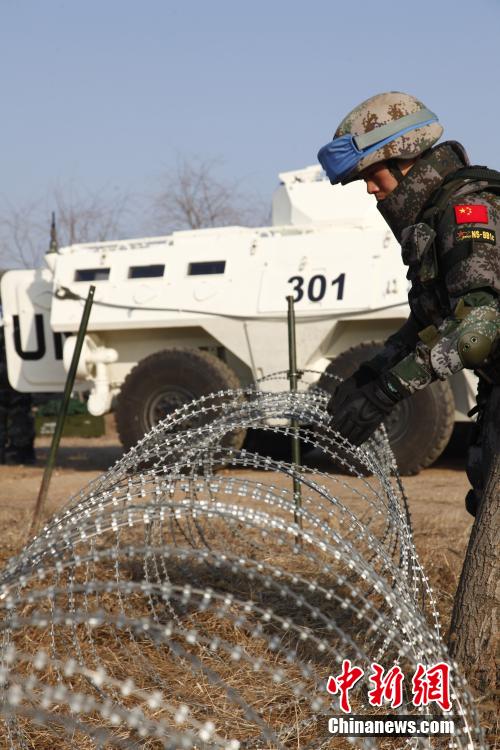 سبر أغوار أول كتيبة مشاة صينية متوجهة إلى جنوب السودان لحفظ السلام