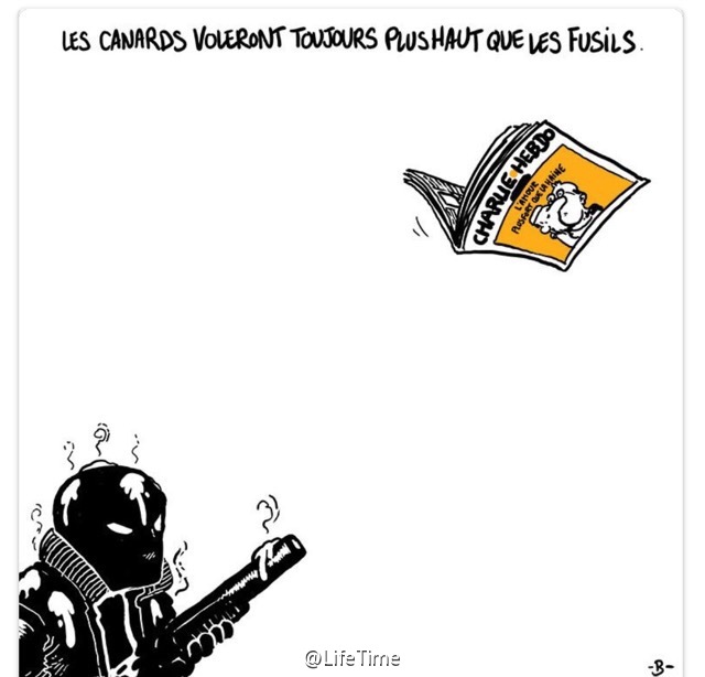 كاريكاتوريون عالميون يصدرون أعمالهم لتأييد صحيفة "شارلى ايبدو" الفرنسية