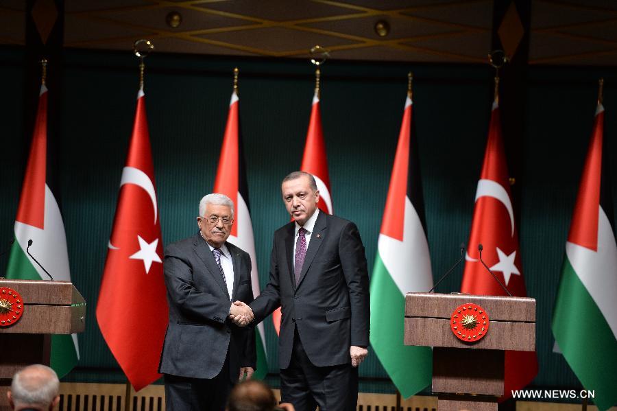 تركيا تتعهد بالاستمرار فى دعم إقامة دولة فلسطينية