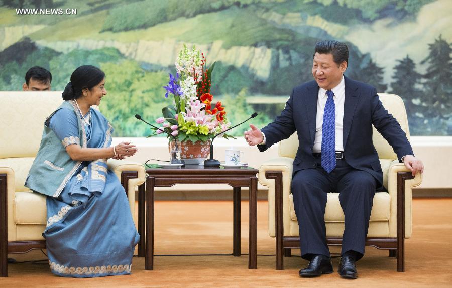 شى يتطلع إلى استمرار الاتجاه الصحيح للعلاقات الصينية-الهندية