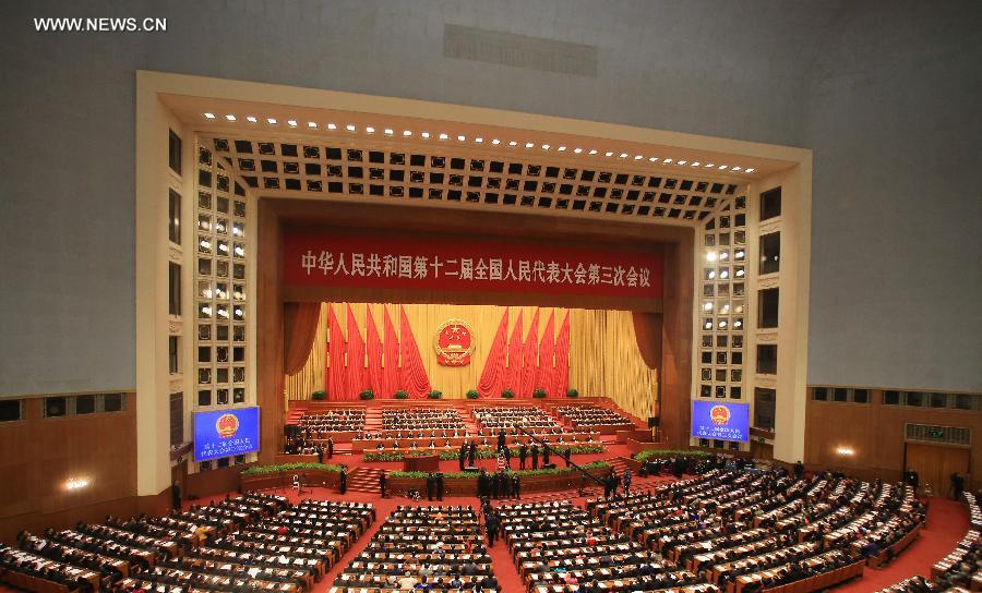 افتتاح الدورة السنوية لأعلى جهاز تشريعي في الصين