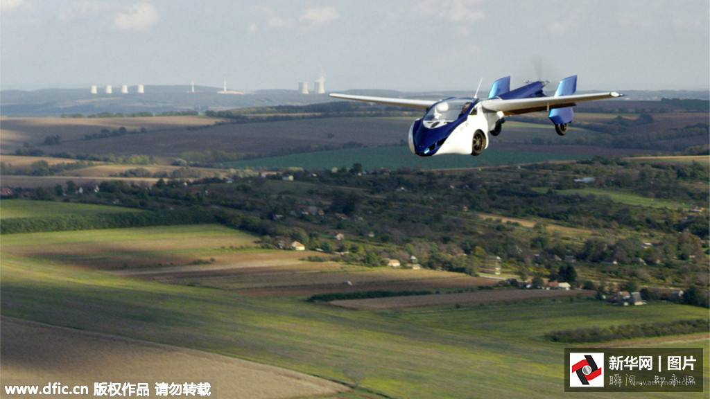 أول سيارة طائرة تجارية عالميا: تصبح طائرة خلال ثواني فقط 