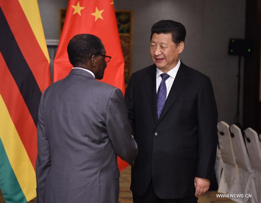 الصين تتعهد بدعم التنمية في زيمبابوي