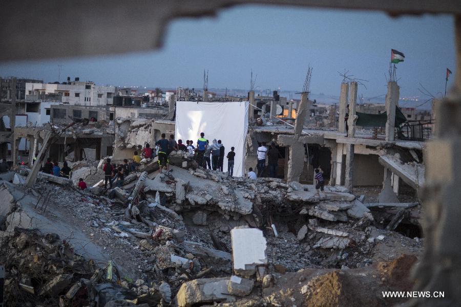 انطلاق مهرجان للأفلام الروائية والوثائقية الحقوقية على أنقاض المنازل المدمرة في غزة