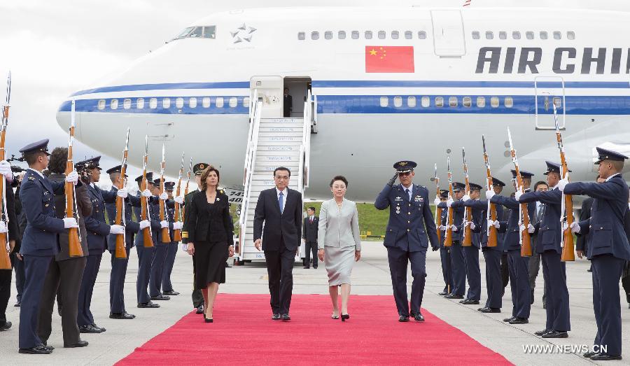 رئيس مجلس الدولة الصيني يصل كولومبيا فى زيارة رسمية