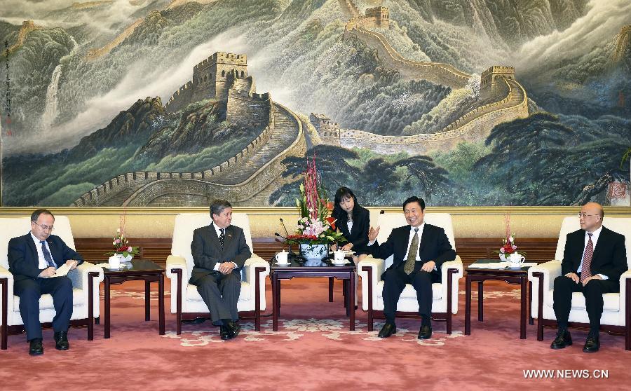نائب الرئيس الصيني يلتقي بوفد إكوادوري