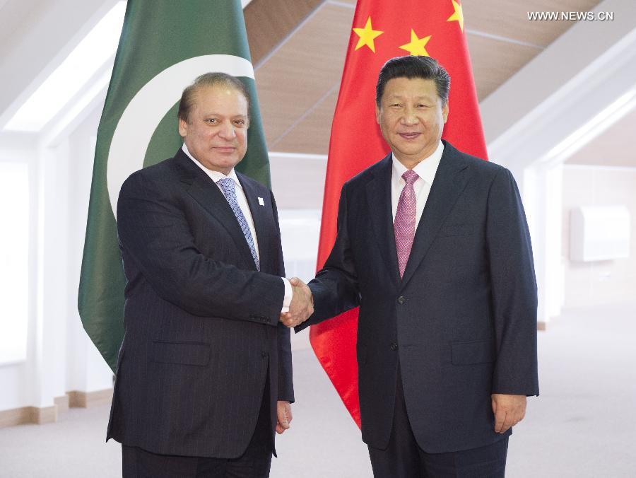 الرئيس الصينى يرحب بانضمام باكستان إلى منظمة شانغهاى للتعاون
