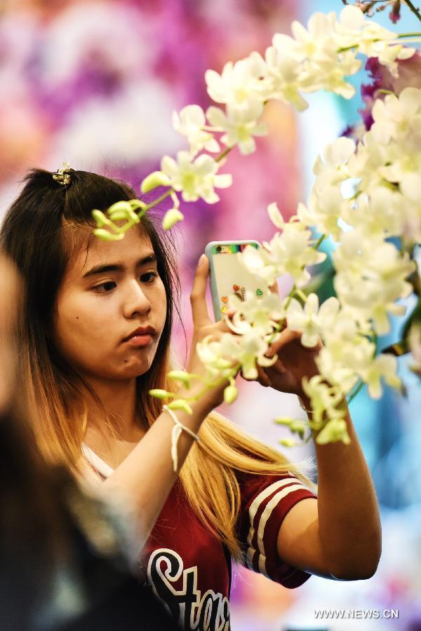 افتتاح معرض زهر السحلبية في تايلاند