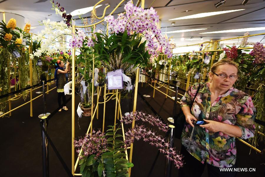 افتتاح معرض زهر السحلبية في تايلاند