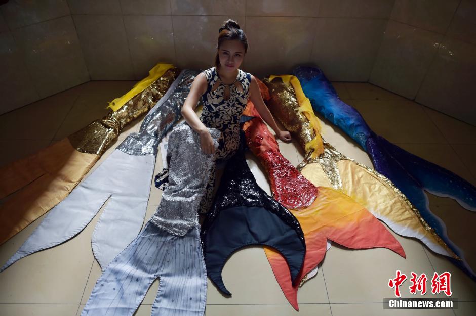قصة بالصور: "حلم حورية البحر" لفتاة صينية