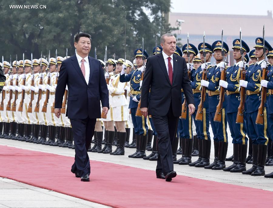 الصين وتركيا تتعهدان بالدعم المتبادل والتعاون الوثيق