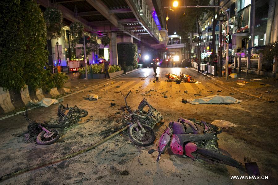 وسائل إعلام: ارتفاع حصيلة قتلى انفجار بانكوك إلى 19 شخصا، بينهم 3 من الصيني