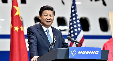 الرئيس الصيني يشجع شركة "بوينغ" على توسيع تعاونها النموذجي مع الصين