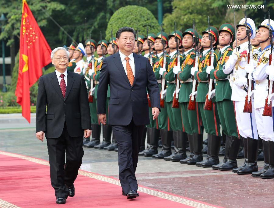 شي يحث الصين وفيتنام على العمل سويا من أجل مستقبل مشرق