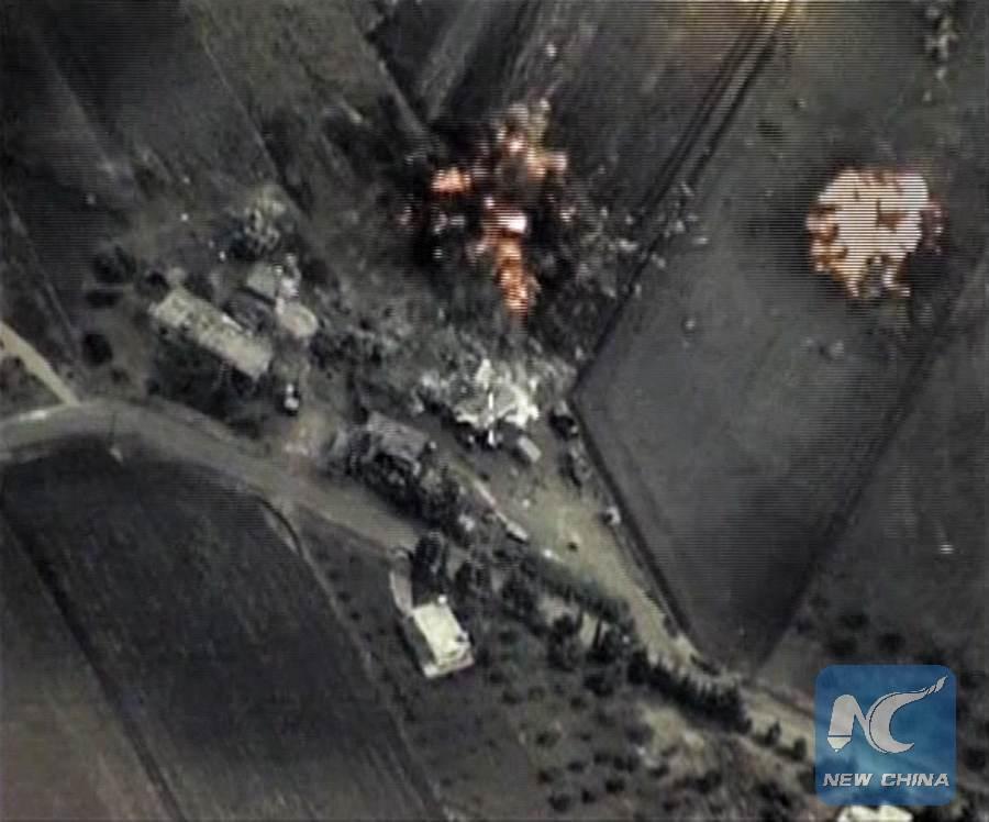 الضربات الجوية الروسية تدمر 1000 ناقلة نفط لتنظيم " داعش " في سوريا